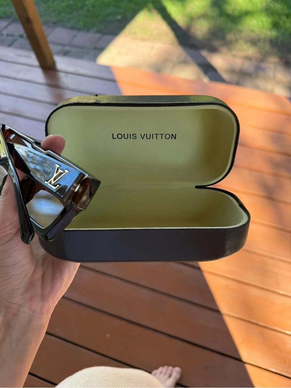 Louis Vuitton Sunglasses with Diamond Accent